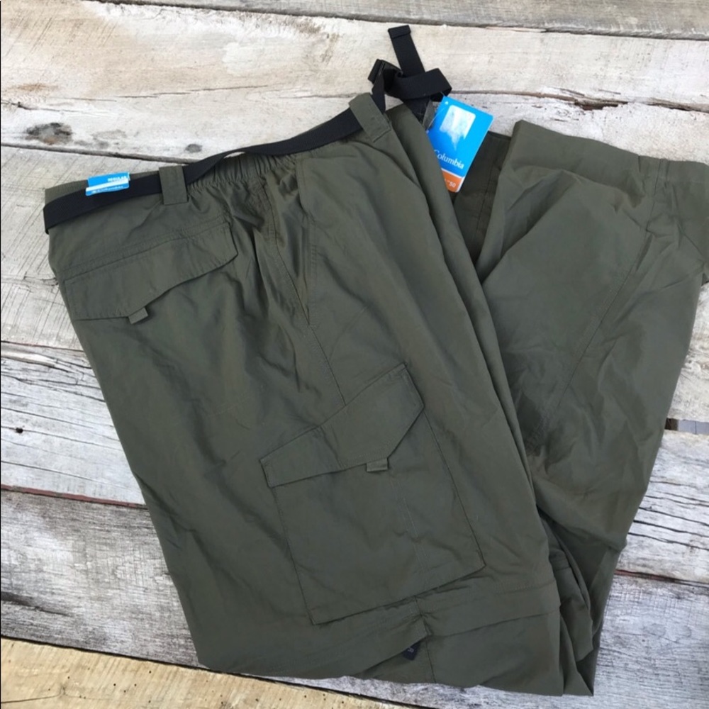 NWT Columbia Mens OmniShade Convertible Pant 46x34